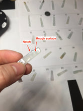 Load image into Gallery viewer, 100% Natural type A icy watery light green white narrow rectangle Jadeite Jade safe and sound pendant group BS139 Add on item
