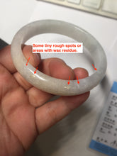 Load image into Gallery viewer, 57.5mm certified Type A 100% Natural light purple yellow brown Jadeite Jade bangle BS132-4014
