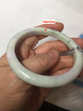 Load image into Gallery viewer, 57mm certified Type A 100% Natural green purple Jadeite Jade bangle PC40-4033
