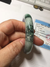 Load image into Gallery viewer, 56mm certified 100% natural Type A light green brown purple jadeite jade bangle AA31-4076

