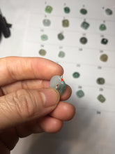 Load image into Gallery viewer, Type A 100% Natural Icy Watery Green Blue Yellow Freeform Light Heart Free Soul Design Jadeite Jade Pendant Group BS125
