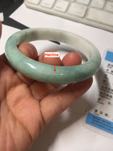 Load image into Gallery viewer, 60mm Certified Type A 100% Natural green white yellow Jadeite bangle PA264-3839
