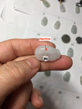 Load image into Gallery viewer, 100% Natural type A light green/light green/white/purple/gray jadeite Jade RuYi(如意) pendant PJ130
