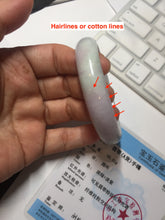 Load image into Gallery viewer, 51.5mm certified Type A 100% Natural sunny green purple oval Jadeite Jade bangle PC5-4031
