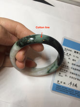 Load image into Gallery viewer, 53.2mm certificated Type A 100% Natural sunny green/brown/purple/black(FU LU SHOU, 福禄寿) Jadeite Jade bangle BG237-3302
