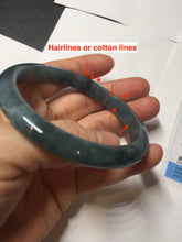 Load image into Gallery viewer, 58.8mm Certified Type A 100% Natural dark green/blue/gray/black Guatemala Jadeite bangle PD217-2323
