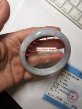 Load image into Gallery viewer, 57.5mm Certified Type A 100% Natural sunny green purple white jadeite Jade bangle BS99-2535
