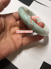 Load image into Gallery viewer, 60mm Certified Type A 100% Natural sunny green white Jadeite bangle PA263-3841
