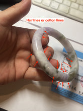 Load image into Gallery viewer, 卖了 62.3mm certified 100% natural Type A purple white brown jadeite jade bangle AZ157-4009
