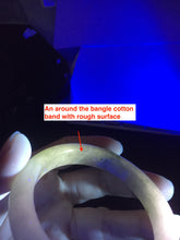 Load image into Gallery viewer, 57.8mm certified 100% certified natural  light green white fresh air jadeite jade bangle PC251-0569
