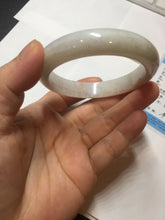 Load image into Gallery viewer, 55mm Certified Type A 100% Natural light green white red Jadeite bangle PB197-6665
