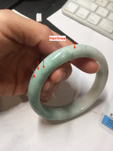 Load image into Gallery viewer, 60mm Certified Type A 100% Natural green white yellow Jadeite bangle PA264-3839
