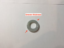 Load image into Gallery viewer, 17.9-21mm Type A 100% Natural light green purple green white Jadeite Safety Guardian Button donuts pendant PF25
