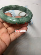 Load image into Gallery viewer, 56.5mm Certified Type A 100% Natural Woodland Green Jadeite Bangle PH230-0263
