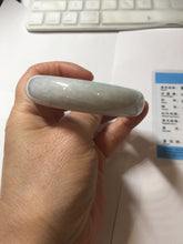 Load image into Gallery viewer, 51mm certified Type A 100% Natura light sunny green white purple Jadeite jade bangle PH160-4669
