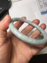 Load image into Gallery viewer, 61mm certified Type A 100% Natural light green light purple round cut Jadeite Jade bangle PH218-3235
