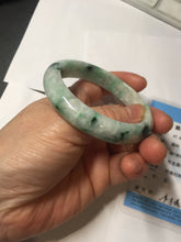 Load image into Gallery viewer, 53.5mm certified type A 100% Natural sunny green light green Jadeite Jade bangle PA261-2991

