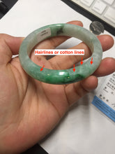 Load image into Gallery viewer, 54.3mm certified 100% natural Type A sunny green  jadeite jade bangle PB164-4654
