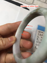 Load image into Gallery viewer, 60mm certificated Type A 100% Natural dark green/brown/purple/black Jadeite Jade bangle BG238-3280
