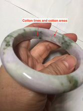 Load image into Gallery viewer, 61.5mm Certified Type A 100% Natural dark green/green/brown/black/purple chubby Jadeite bangle PB234-1099
