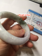 Load image into Gallery viewer, 55mm certified 100% natural Type A sunny green light purple jadeite bangle PA186-4759
