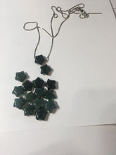 Load image into Gallery viewer, 10-10.5mm 100% Natural type A green dark green blue black gray 3D Guatemala Jadeite Jade star pendant group BS140 add on item
