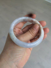 Load image into Gallery viewer, 54mm 100% natural type A certified light green/purple/red jadeite jade bangle AM2-1588
