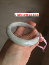 Load image into Gallery viewer, Sale! 49-54mm certified Type A 100% Natural dark green/white/black Jadeite Jade bangle with defects group GC30
