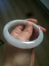 Load image into Gallery viewer, 56.7mm Certified Type A 100% Natural icy light green/orange  Jadeite Jade bangle A21-3146
