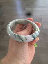 Load image into Gallery viewer, 58.5mm certified Type A 100% Natural green/purple Jadeite Jade bangle AH46-6207
