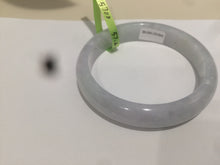 Load image into Gallery viewer, 57.1mm certified 100% natural icy green/white jadeite jade bangle AH30-5700
