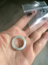 Load image into Gallery viewer, 100% natural type A green/white/yellow/dark green jadeite jade band ring F104 (Add on item, not sale individually.)
