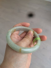 Load image into Gallery viewer, 58.5mm certified 100% natural green/yellow  jadeite jade bangle AE44-8521
