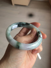 Load image into Gallery viewer, 58.8mm Certified Type A 100% Natural light green/purple jadeite jade bangle Q98-1403
