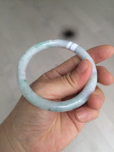 Load image into Gallery viewer, 54mm certified 100% natural type A green purple yellow round cut jadeite jade bangle AS4-0517
