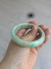 Load image into Gallery viewer, 56mm certified Type A 100% Natural sunny green/yellow Jadeite Jade bangle AR15-2704
