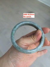 Load image into Gallery viewer, 56-65mm certified 100% Natural type A light green jadeite jade bangle group S34 (Clearance)
