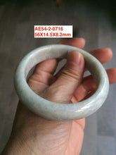 Load image into Gallery viewer, 56-59mm certified 100% Natural jadeite jade bangle group AE54 (Clearance)
