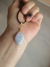 Load image into Gallery viewer, 100% natural type A jadeite jade Willow leaves pendants AB72
