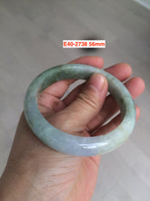 Load image into Gallery viewer, Sale! Certified type A 100% 55-61mm Natural green/white/purple Jadeite bangle group AG6
