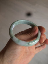 Load image into Gallery viewer, 53.1mm Certified type A 100% Natural green/purple/yellow Jadeite Jade bangle AQ10-9161
