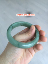 Load image into Gallery viewer, 56-59mm certified 100% Natural jadeite jade bangle group AE54 (Clearance)
