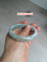Load image into Gallery viewer, Sale! 100% natural Type A icy green/brown/purple jadeite jade XXXS bangle group12
