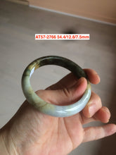 Load image into Gallery viewer, 54-60mm certified Type A 100% Natural light green Jadeite Jade bangle GC20/23 (add on item)
