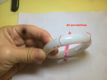 Load image into Gallery viewer, 55.9mm Certified Type A 100% Natural white Jadeite Jade bangle Q11-6212
