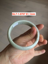 Load image into Gallery viewer, 54-62mm certified Type A 100% Natural light green white Jadeite Jade bangle GL7
