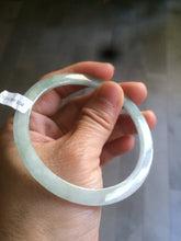 Load image into Gallery viewer, 57.5mm Certified Type A 100% Natural icy light green super thin style Jadeite bangle L137-8304
