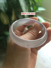 Load image into Gallery viewer, 100% natural icy clear agate bangle group AB37
