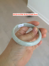 Load image into Gallery viewer, 54-60mm certified Type A 100% Natural light green Jadeite Jade bangle GC20/23 (add on item)
