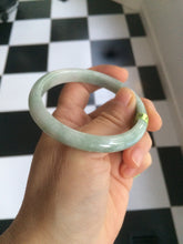 Load image into Gallery viewer, 54.6mm Type A 100% Natural white/green/red Jadeite Jade bangle N76

